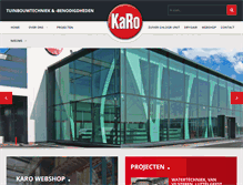 Tablet Screenshot of karobv.nl